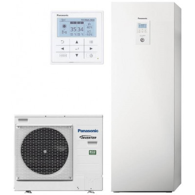 Panasonic Aquarea LT Wärmepumpe Split mit Kompakt-Kombi-Hydromodul, 7,0kW, 23...