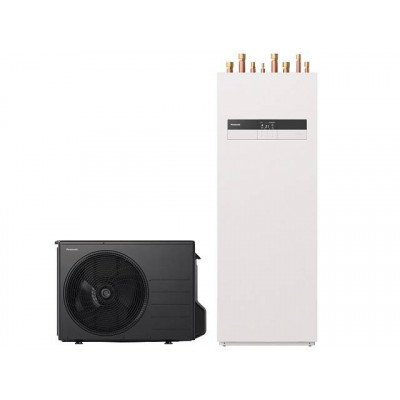 Panasonic Aquarea LT 3kW 230V, R32 Luftwärmepumpe Split mit Kombi-Hydromodul ...