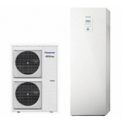 Panasonic Aquarea LT Wärmepumpe Split mit Kombi-Hydromodul, 9,0kW, 400V, KIT-...