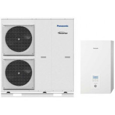 Panasonic Aquarea T-CAP Wärmepumpe Split SuperQuiet mit Hydromodul, 12,0kW, 4...